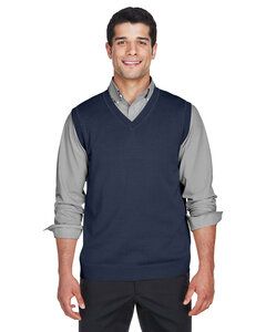 Devon & Jones D477 - V-Neck Vest Navy