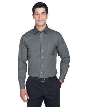 Devon & Jones DG530T - Mens Tall Crown Collection Solid Long-Sleeve Stretch Twill