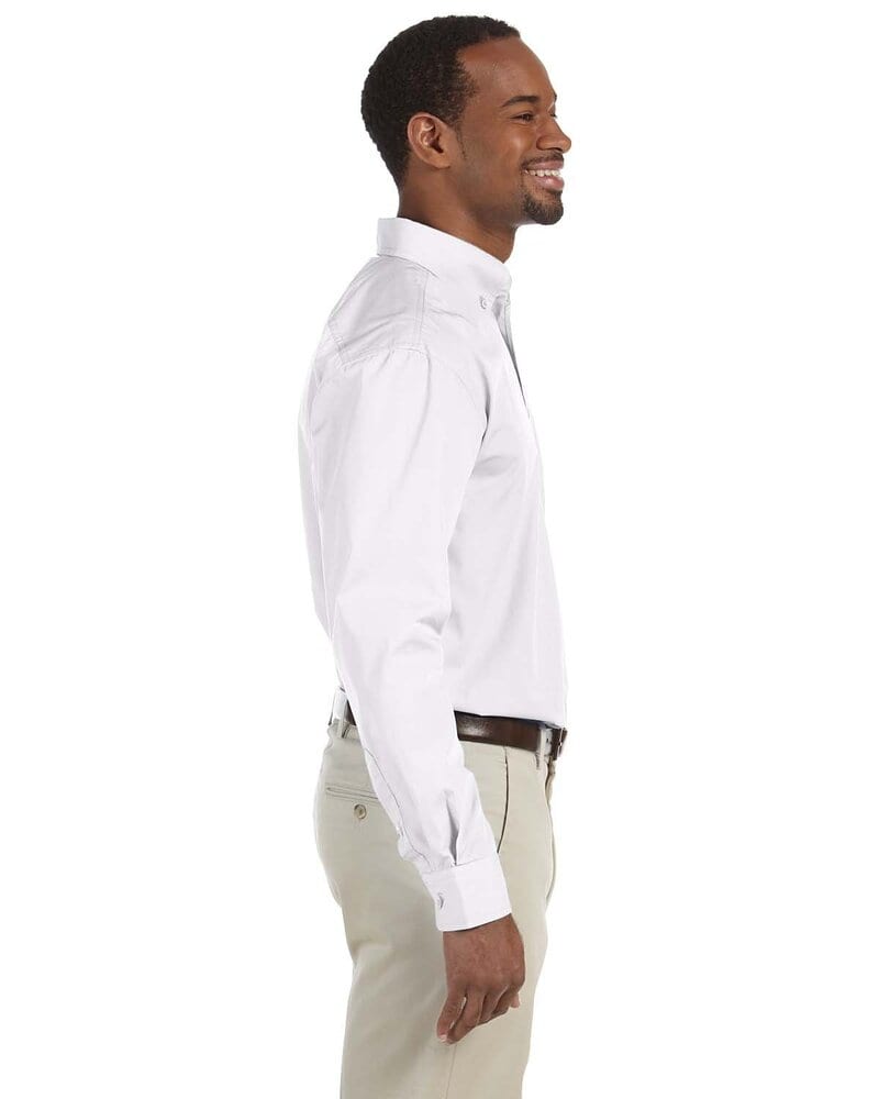 Harriton M510T - Men's Tall 3.1 oz. Essential Long-Sleeve Poplin