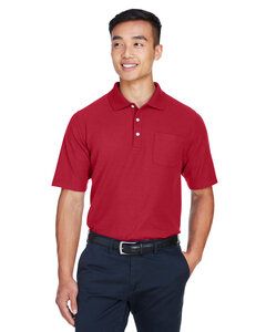 Devon & Jones DG150P - Men's DRYTEC20 Performance Pocket Polo Red