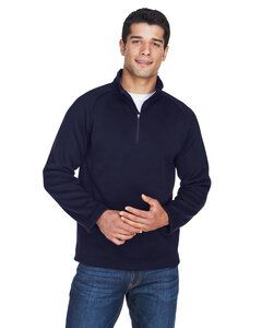 Devon & Jones DG792 - Men's Bristol Sweater Fleece Half-Zip Navy