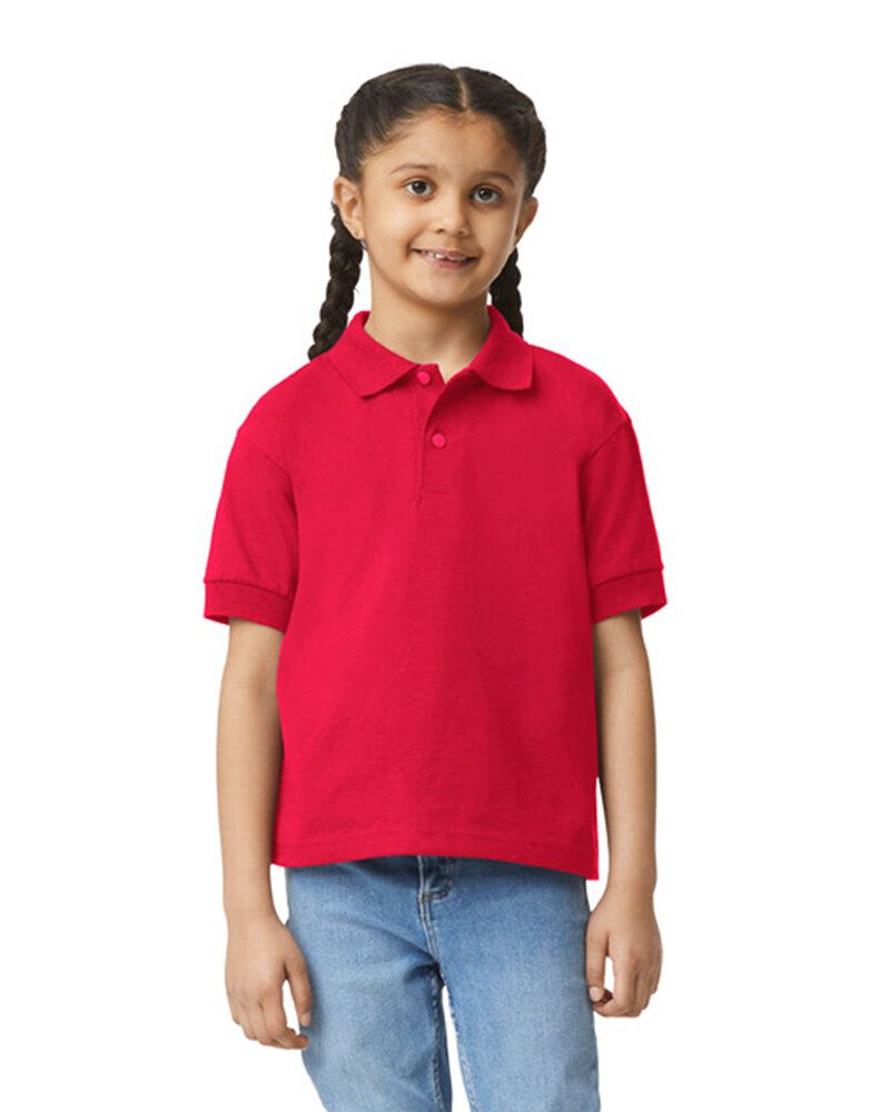 Gildan G880B - DryBlend® Youth 5.6 oz., 50/50 Jersey Polo