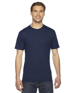 American Apparel 2001 - Unisex Fine Jersey Short-Sleeve T-Shirt Navy