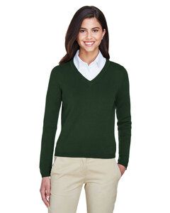 Devon & Jones D475W - Ladies V-Neck Sweater Forest