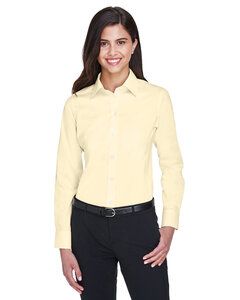 Devon & Jones DG530W - Ladies Crown Collection Solid Stretch Twill Transprnt Yellow