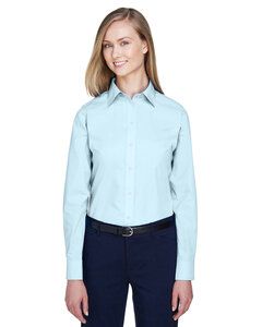 Devon & Jones D620W - Ladies Crown Collection Solid Broadcloth Crystal Blue