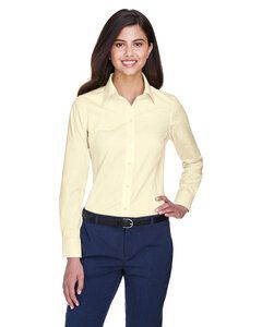 Devon & Jones D630W - Ladies Crown Collection Solid Oxford Transprnt Yellow