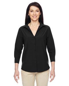 Harriton M610W - Ladies Paradise Three-Quarter Sleeve Performance Shirt