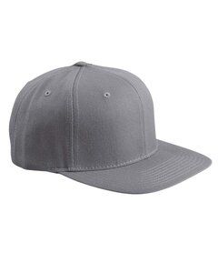 Yupoong 6089 - 6-Panel Structured Flat Visor Classic Snapback Grey