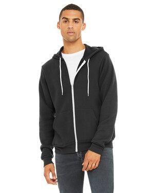 Bella+Canvas 3739 - Unisex Full-Zip Hooded Sweatshirt