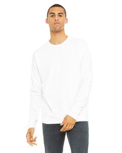 Bella+Canvas 3945 - Unisex Drop Shoulder Sweatshirt White