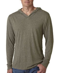 Next Level 6021 - Unisex Triblend Hooded Tee Venetian Grey