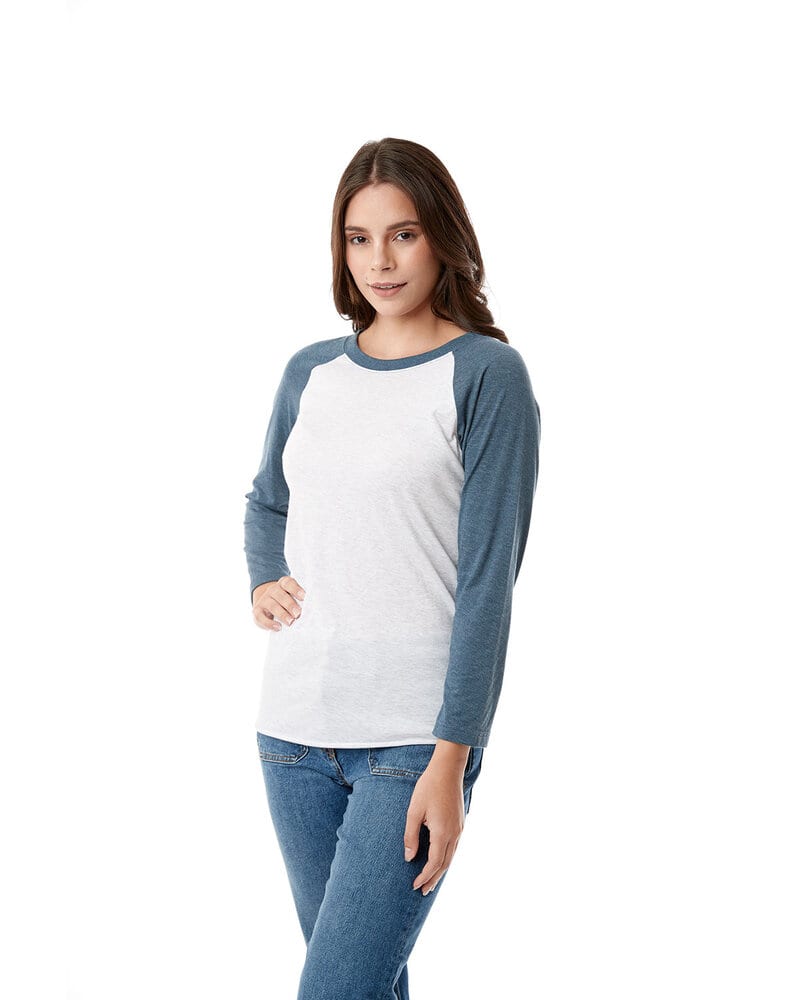 Next Level 6051 - Unisex Tri-Blend Three-Quarter Sleeve Raglan Tee 