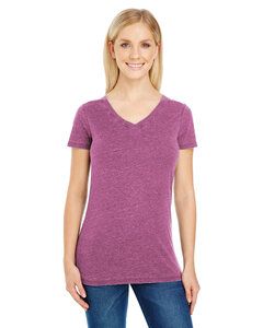 Threadfast 208B - Ladies Vintage Dye Short-Sleeve V-Neck T-Shirt