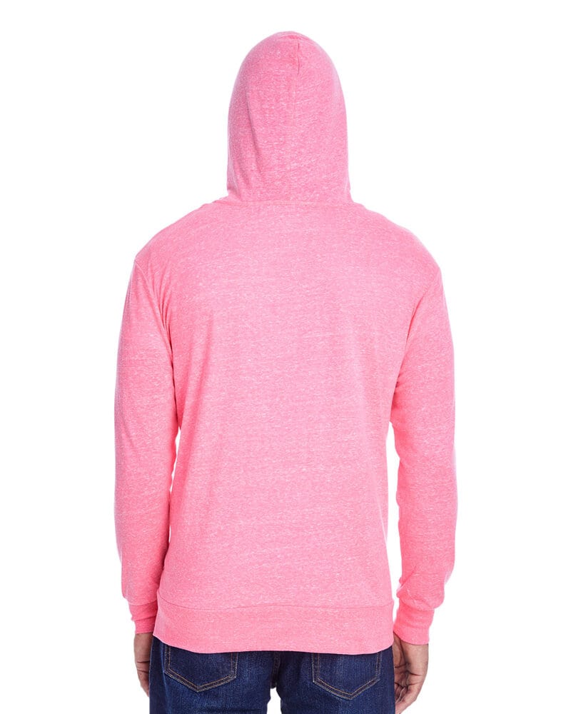 Threadfast 302Z - Unisex Triblend Full-Zip Light Hoodie