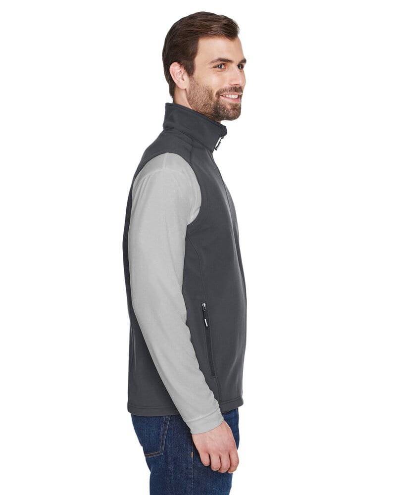 Ash CityCore 365 CE701 - Men's Cruise Two-Layer Fleece Bonded Soft Shell Vest