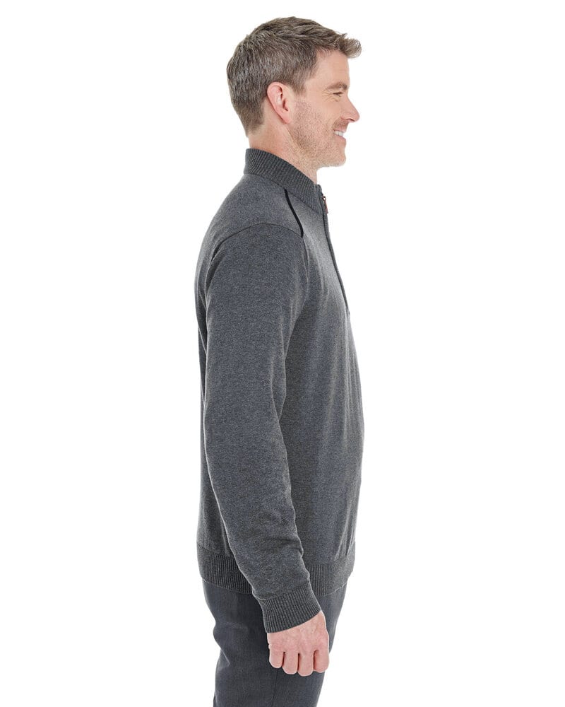 Devon & Jones DG478 - Men's Manchester Fully-Fashioned Half-Zip Sweater
