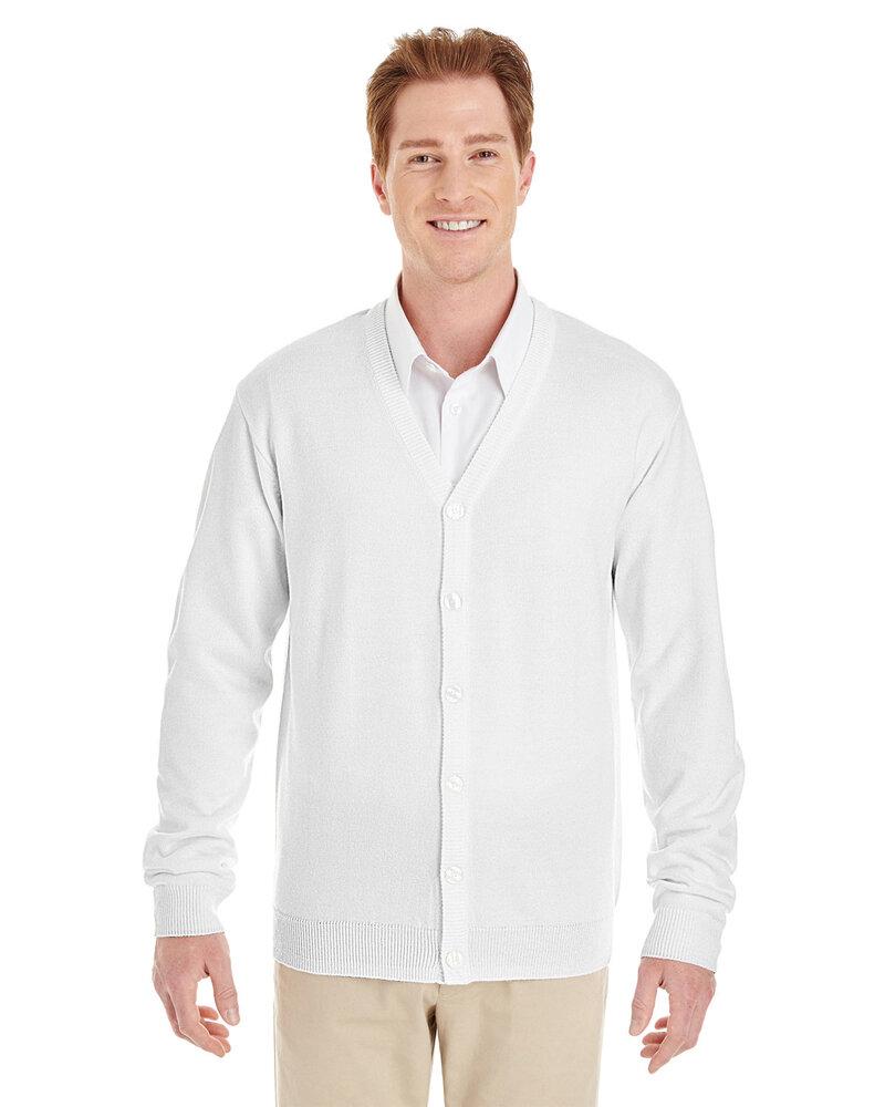 Harriton M425 - Men's Pilbloc V-Neck Button Cardigan Sweater