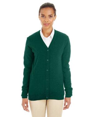 Harriton M425W - Ladies Pilbloc V-Neck Button Cardigan Sweater