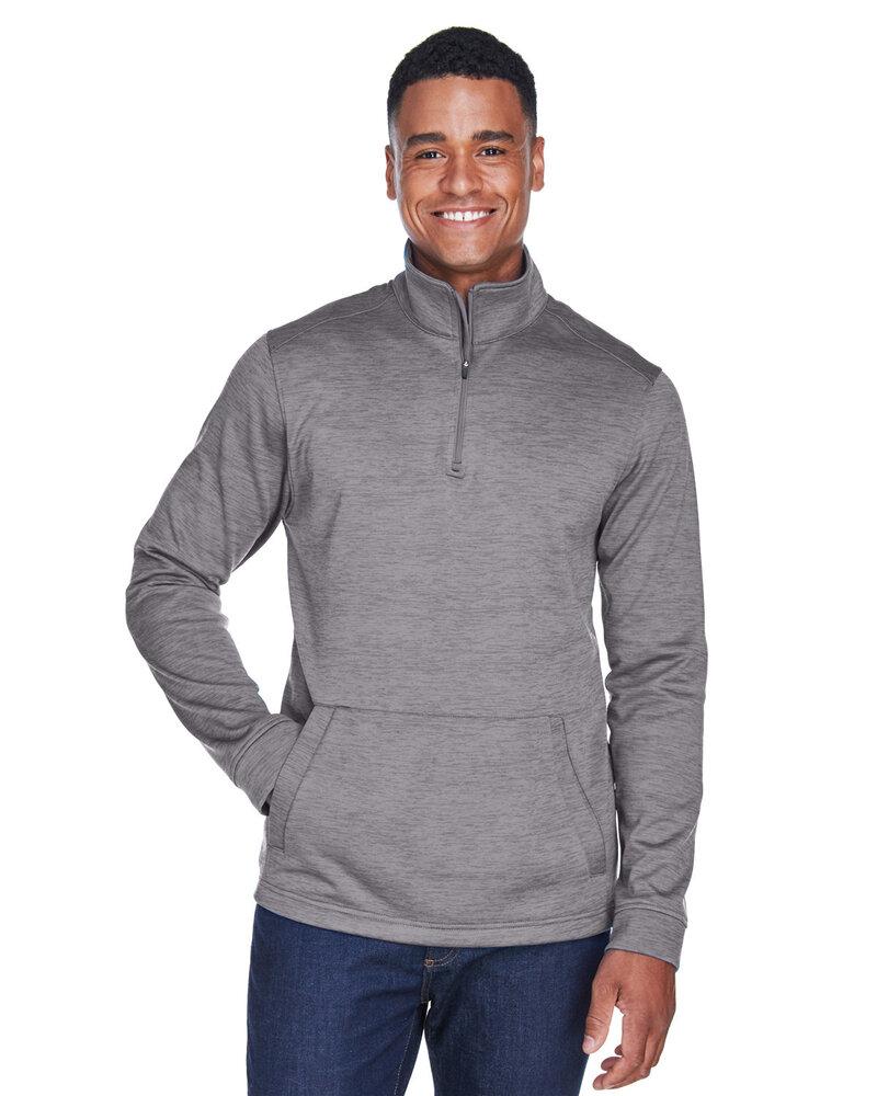 Devon & Jones DG798 - Men's Newbury Mélange Fleece Quarter-Zip