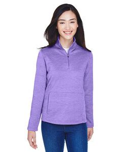 Devon & Jones DG798W - Ladies Newbury Mélange Fleece Quarter-Zip