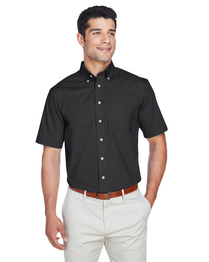 Devon & Jones D620S - Men's Crown Collection Solid Broadcloth Short Sleeve Shirt