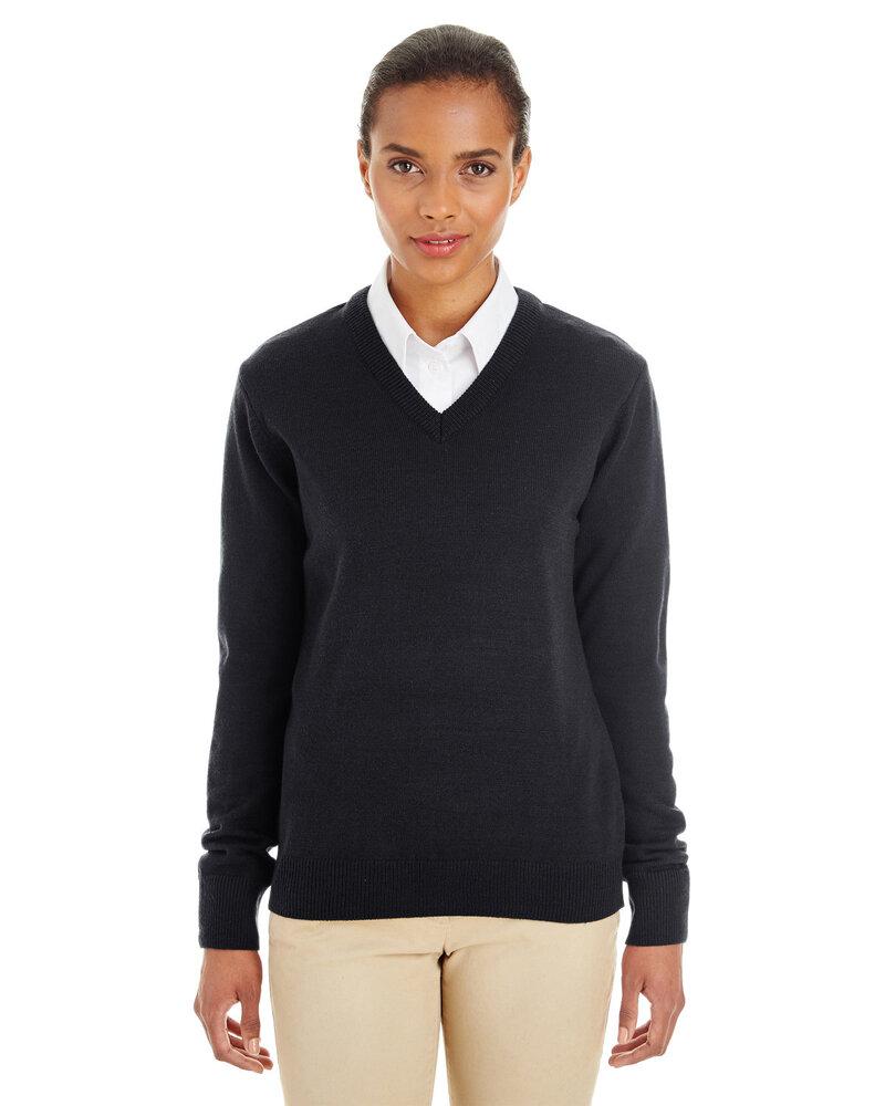 Harriton M420W - Ladies Pilbloc V-Neck Sweater