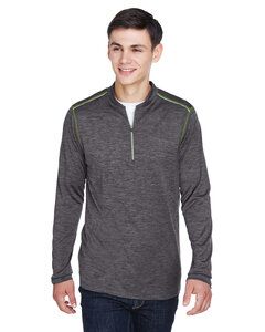 Core 365 CE401 - Men's Kinetic Performance Quarter-Zip Crbn/Acd Gn 472