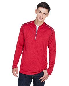 Core 365 CE401 - Men's Kinetic Performance Quarter-Zip Cl Red/Crbn 850