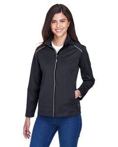 Core 365 CE708W - Ladies Techno Lite Three-Layer Knit Tech-Shell Black