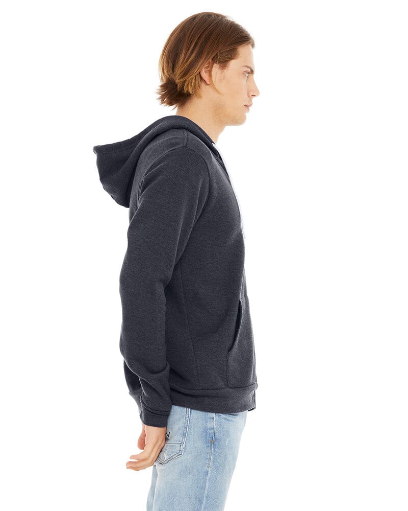 Bella+Canvas 3739 - Unisex Full-Zip Hooded Sweatshirt