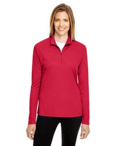 Team 365 TT31W - Ladies Zone Performance Quarter-Zip Sport Red