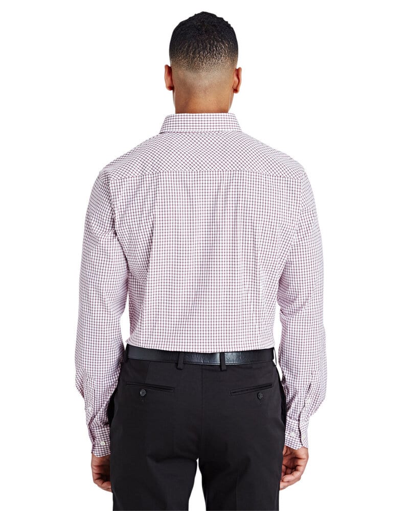 Devon & Jones DG540 - Men's CrownLux Performance Micro Windowpane Shirt