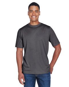 Team 365 TT11H - Men's Sonic Heather Performance T-Shirt Dark Grey Heather