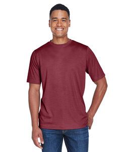 Team 365 TT11H - Men's Sonic Heather Performance T-Shirt Sport Maroon Heather