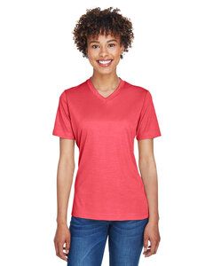 Team 365 TT11HW - Ladies Sonic Heather Performance T-Shirt Sport Red Heather