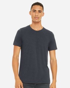 Bella+Canvas 3001CVC - Unisex Heather T-Shirt - Heather Blue | Wordans ...