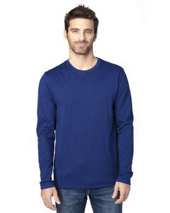 Threadfast 100LS - Unisex Ultimate Long-Sleeve T-Shirt Navy