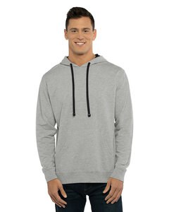 Next Level 9301 - Unisex French Terry Pullover Hoody Hthr Grey/Black