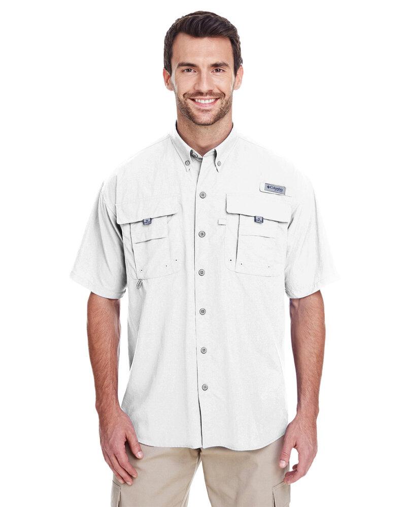 Columbia 7047 - Men's Bahama II Short-Sleeve Shirt - White - XL