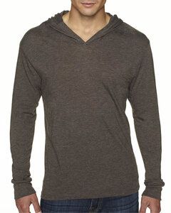 Next Level 6021 - Unisex Triblend Hooded Tee Macchiato