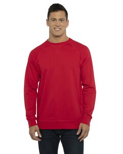 Next Level N9000 - Unisex French Terry Raglan Crew Red