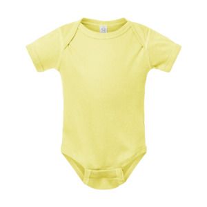 Rabbit Skins 4400 - Infant Baby Rib Bodysuit Banana