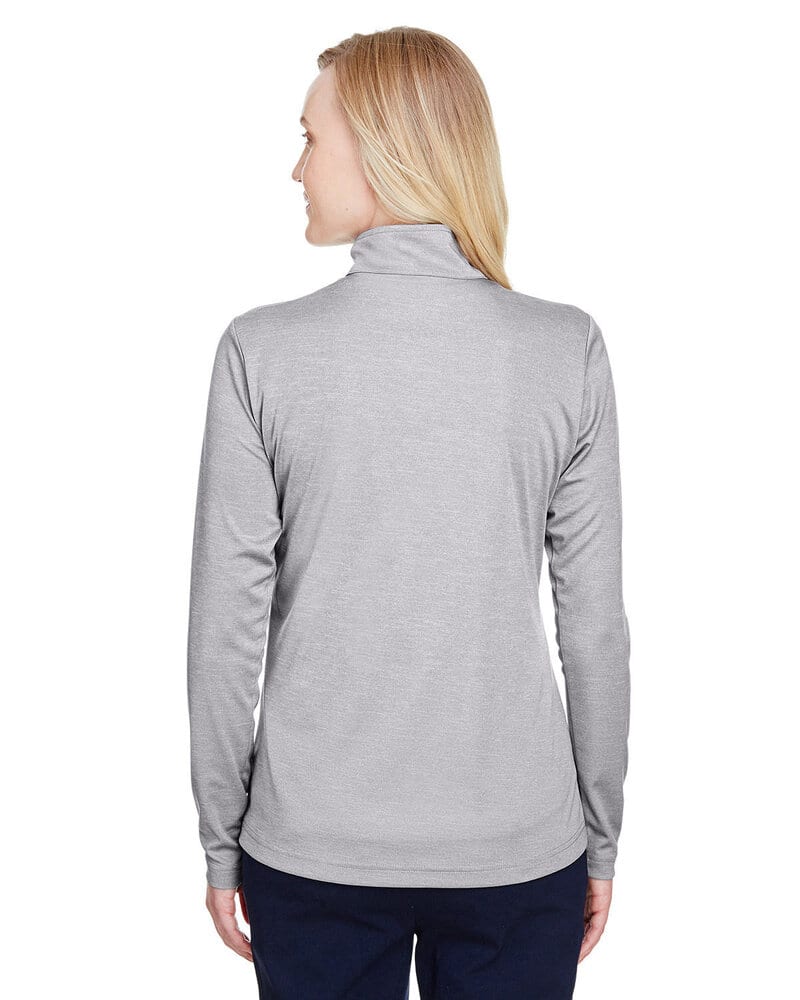 Team 365 TT31HW - Ladies Zone Sonic Heather Performance Quarter-Zip