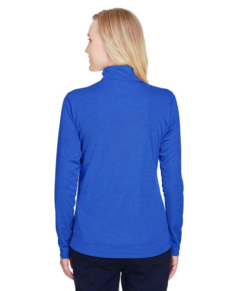 Team 365 TT31HW - Ladies Zone Sonic Heather Performance Quarter-Zip