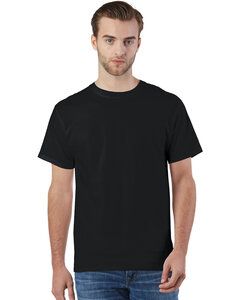 Champion CP10 - Adult Ringspun Cotton T-Shirt Black