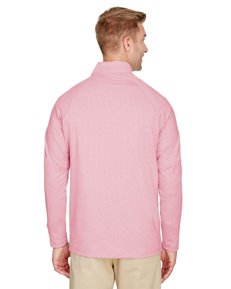 Devon & Jones DG480 - Men's CrownLux Performance Clubhouse Micro-Stripe Quarter-Zip