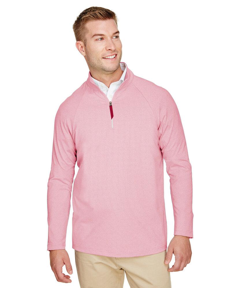 Devon & Jones DG480 - Men's CrownLux Performance Clubhouse Micro-Stripe Quarter-Zip