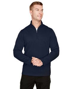 Harriton M748 - Men's Advantage Snag Protection Plus IL Quarter-Zip Dark Navy