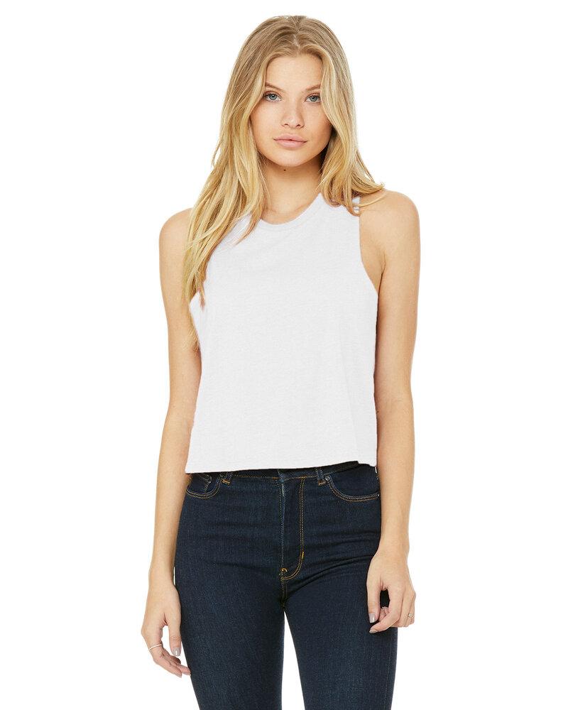 Bella+Canvas 6682 - Ladies Racerback Cropped Tank